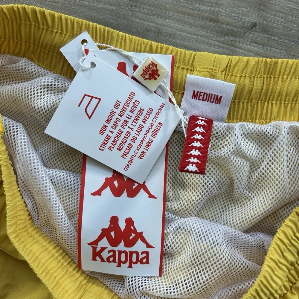 NWT Kappa Medium‎ Yellow Banda Coney Active Lined 5